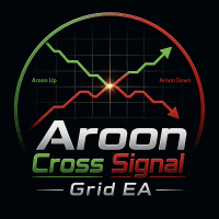 Aroon Cross Signal Grid EA Conservative Strategy Tester result, 13.38% simulated ROI