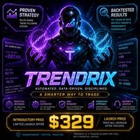 Trendrix Aggressive Strategy Tester result, -24.21% simulated ROI