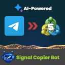 Telegram to MT5 using AI trading robot logo
