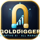 The GoldDigger trading robot logo