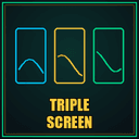 Triple Screen trading robot logo