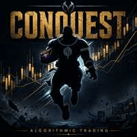 Conquest MT5 Aggressive Strategy Tester result, -23.31% simulated ROI