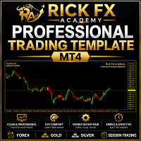Rick FX Academy Professional Trading Template MT4 Aggressive Strategy Tester result, -23.28% simulated ROI