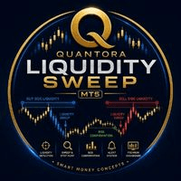 Quantora Liquidity Sweep MT5 Aggressive Strategy Tester result, -23.14% simulated ROI