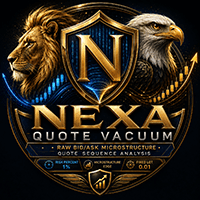 NEXA Quote Vacuum Conservative Strategy Tester result, 14% simulated ROI