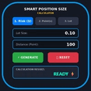 Smart Position Size Calculator trading robot logo