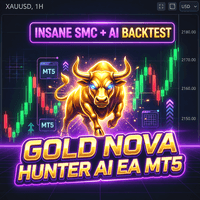 Gold Nova Hunter AI EA MT5 trading robot logo