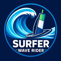 CasperIT Surfer Wave Rider trading robot logo