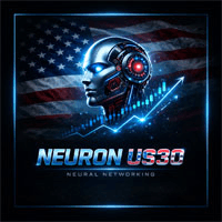 Neuro Quant US30 Aggressive Strategy Tester result, -22.93% simulated ROI