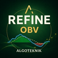 Refine OBV trading robot logo