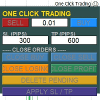 One Click Trading MT4 trading robot logo