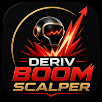Deriv Boom Scalper trading robot logo