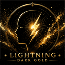 Lightning Dark Gold trading robot logo