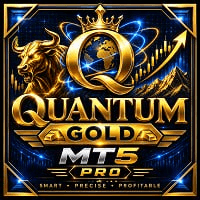 Quantum gold mt5 pro Conservative Strategy Tester result, 14.57% simulated ROI