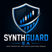SynthGuard EA Conservative Strategy Tester result, 14.64% simulated ROI