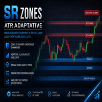 SR zones ATR adaptive Conservative Strategy Tester result, 14.7% simulated ROI