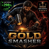 Gold Smasher Conservative Strategy Tester result, 14.72% simulated ROI