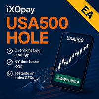 IXO 500 Hole Conservative Strategy Tester result, 14.8% simulated ROI