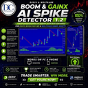 Boom and gainx ai spike detector trading robot logo