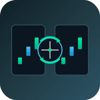 Chart Sync Candle Conservative Strategy Tester result, 15.22% simulated ROI