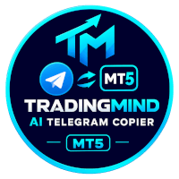 TradingMind AI Telegram Copier MT5 Conservative Strategy Tester result, 15.25% simulated ROI