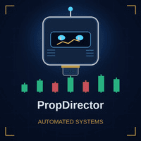 Prop Firm Account Director Conservative Strategy Tester result, 15.92% simulated ROI