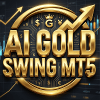 AI Gold Swing MT5 Conservative Strategy Tester result, 16.1% simulated ROI
