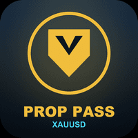 Prop Pass Gold Conservative Strategy Tester result, 16.28% simulated ROI