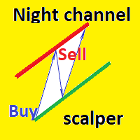 Night channel scalper trading robot logo