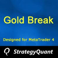 StrategyQuant Gold Break MT4 trading robot logo