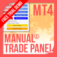 Manual Trade Panel EA MT4 trading robot logo